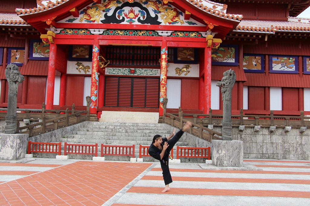 Execution of high kick by Kaicho PNN